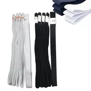 넙적 24골 면고무줄 2.5m 천고무밴드 5개 천고무줄 의류밴드 면고무밴드 넙적밴드 골밴드