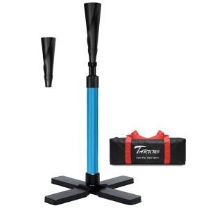 연습용 야구 배팅 높이 조절 25 2개 47인치 휴대용 러버 용이함 헤비 듀티 보관이 베이스 가방