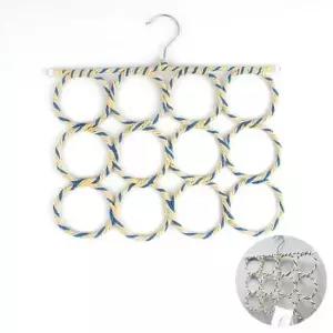 [생활] 다용도 정리 스카프 수납 옷걸이 12구 액세서리 거치대