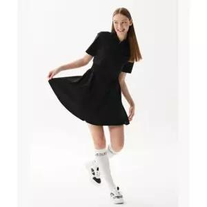 르꼬끄 LECOQ GOLF 여성 풀집업 우븐 카라 원피스 블랙 GR122LOP11 GR122LOP11_BLCK 461497