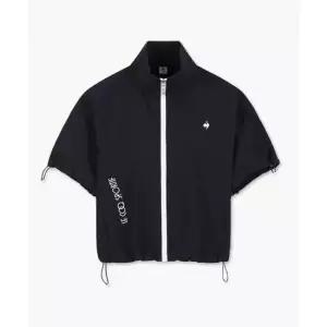 르꼬끄 LECOQ 여성 시어서커 반팔 자켓 블랙(QP222OJK61) QP222OJK61_BLK0 460520