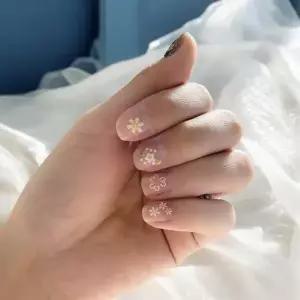 [콩심팥심]꽃 네일스티커 10장