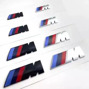 자동차휠캡 BMW 호환 M 로고 펜더 엠블럼 배지 리어 트렁크 1 3 5 7 시리즈 X1 X3 X5 X6m 스포츠 스티커 자