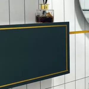 [셀러에이드]5mm 벽지 골드 테이프 거울 띠몰딩