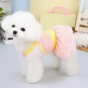 베이비 체크 원피스 치마 반려견옷 애견 강아지 강아지옷