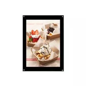 자석액자 아크릴액자 안내판 광고판 액자 A2 흑색 아크릴자석액자