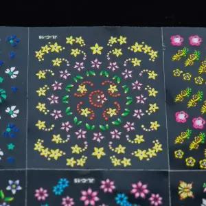 네일스티커 꽃 10장 꽃네일스티커 네일스티커