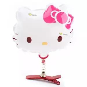 산리오 풍선 집게핀 헬로키티 1P 아동 캐릭터 머리핀