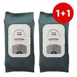 클렌징시트 약산성 80매) 클렌징티슈(캡형 1+1