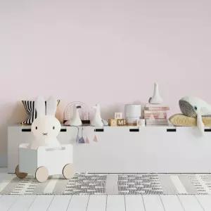 셀프 인테리어 접착식 실크벽지 핑크 50cmX2.5m 단열 벽지