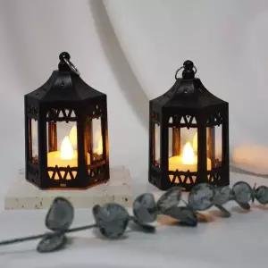 [에이치플러스몰]캔들케이스 랜턴 -블랙