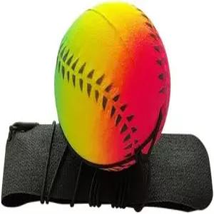 JJLFresheners 혼합 색상 2.5인치 스포츠 손목볼 야구 고무 리바운드 손목밴드 리턴볼 위한 운동 놀이 반응