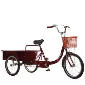 어르신 삼륜자전거 리어카 짐수레 장바구니 마실용 운반카트 적재함 안전주행 보조장치