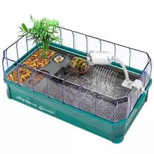 거북이 사육장 대형수조 반수생 어항 수족관 거주공간 여과기 조명 거치대 인테리어 환경조성