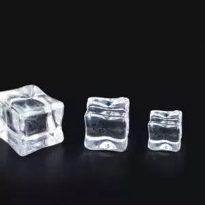 얼음 모형 투명 아크릴 소품 음식 리얼 15mm