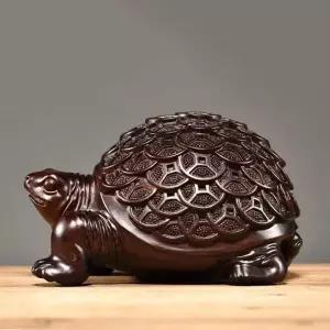 나무거북장식 소품 모형 인테리어거북이 나무거북소품