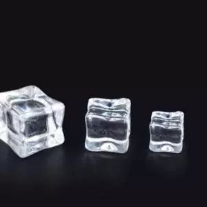 얼음 모형 투명 아크릴 소품 음식 리얼 15mm