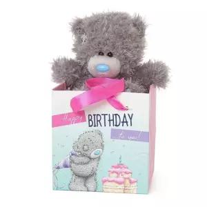 4068 미 투 유 해피 버스데이 선물 가방 플러시 베어-7in(18cm)