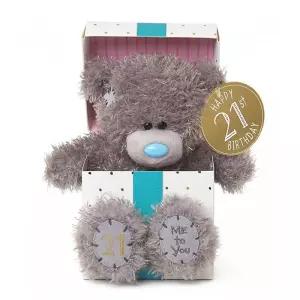 4116 미 투 유 해피 21th 버스데이 플러시 베어-7in(18cm)