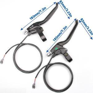 WUXING 115PDD 전기 자전거 브레이크 레버, 전기 자전거 또는 E 스쿠터용 브레이크 그립, 전기 자전거 액세