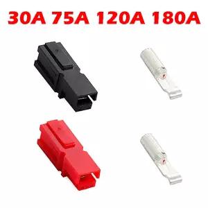 1050100500피스 단극 SB30 30A 플러그 600V DC 배터리 커넥터 UPS 전원 플러그 고전류 퀵