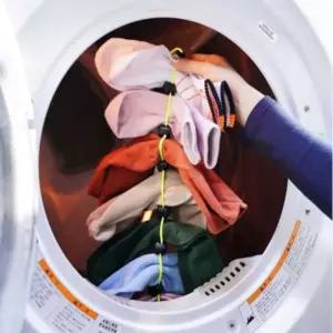 양말 세탁에서 건지 한 번에 색상 랜덤 전용 세탁망 건조 집게 아이디어 생활 용품 소품