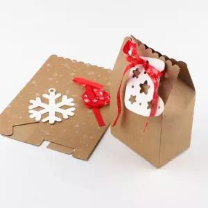 [HK1] 크리스마스 선물포장지 크래프트 포장상자 10개