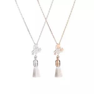 네스트 태슬 목걸이