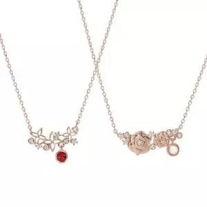 탄생화 그리고 탄생석 목걸이