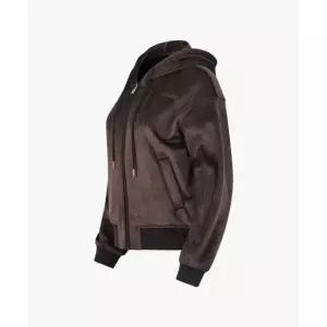 스파이더 SPYDER 여성 기모 본딩 코듀로이 후드 집업 SPKWCNFT355WBRW 467645