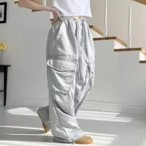 [SBD] 남성 카고바지 2컬러 카고팬츠 트레이닝바지 스트링 와이드팬츠 여자바지