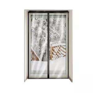 삼정063블랙 보온 자석 방풍 비닐커튼 소90x210