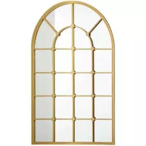 벽면 아치형 창문 클래식 블랙 미러 70x110cm 벽 엔틱 인테리어 프레임