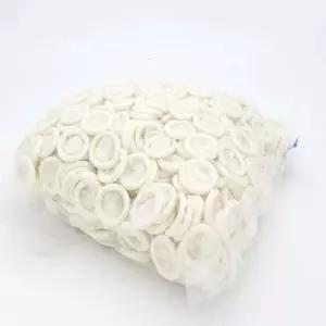 한국라텍스 손가락골무 1000매 핑거코트 말린타입 손가락링 라텍스골무 샥크 고무골무 골무