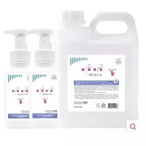 이공베이비파우더향4L+500mlx2대용량리필거품형물비누