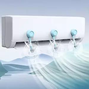 창문형 벽걸이 에어컨 바람막이 실링팬 날개 선풍기