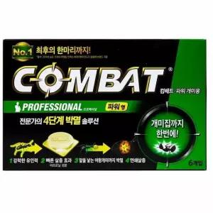 컴배트 프로페셔널 파워 개미용 6개입 패치형