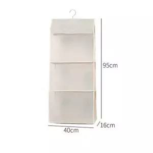 3단 부직포 접이식 가방 행거 옷장 핸드백 정리