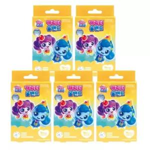 캐치티니핑 캐릭터 올밴드 16매입 (원형) 5개 주사