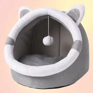 [반려] 집 아늑한 동굴형 방석 고양이 포근한 쿠션 침대