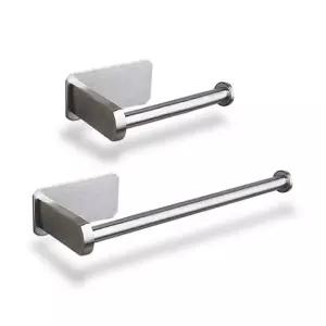 스테인리스 무타공 부착식 휴지걸이 키친 타올걸이