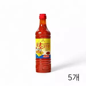 진조미식품 초고추장 1KG X 5개 회초장 횟집 양념초장 회덮밥 가정용
