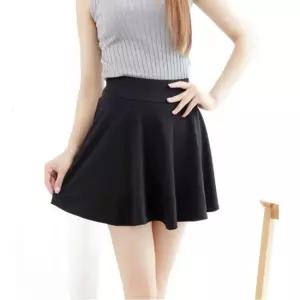 여성 안감속바지 숏플레어스커트 치마바지스커트 블랙