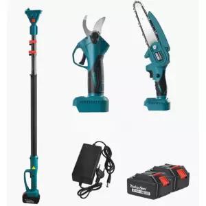 장대 전기톱 가지치기 무선 체인톱 전동 조경 장대전기톱