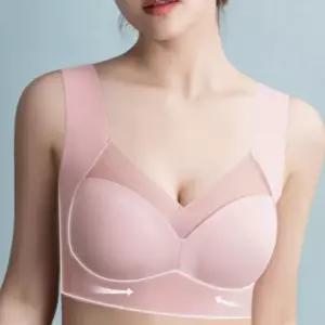 가벼운 브라 일체형 시스루 심리스 캡 매쉬 무봉