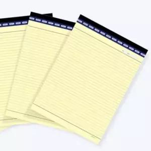 A4 리갈패드 노랑 메모 뜯어쓰는 절취 노트 패드 1박스
