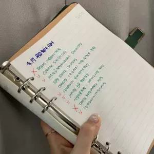 6공 A5 다이어리 투두리스트 속지