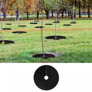 가정용 잡초 매트 10p 나무보호 뿌리 수목덮개 15cm 재사용 수과원