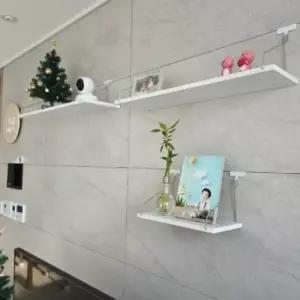 [JED] 벽부착 인테리어 아트월 틈새걸이 다용도 선반 30X15