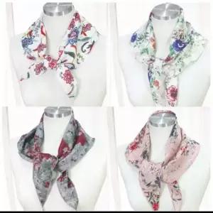 시원한 풍기인견 스카프 머플러 여름 목스카프 플라워 패턴 데일리 소품